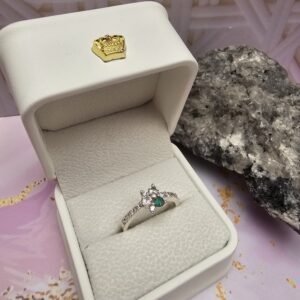 Anillo Promo  plata con Esmeralda
