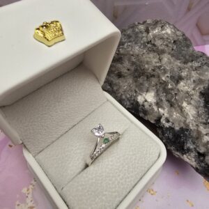 Anillo Promo plata con Esmeralda