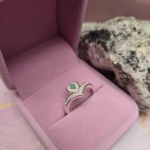 Anillo Promo Corazón y Microcircones